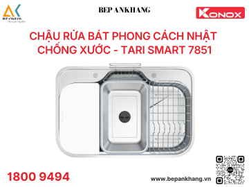 Chậu rửa bát phong cách Nhật chống xước Tari Smart 7851